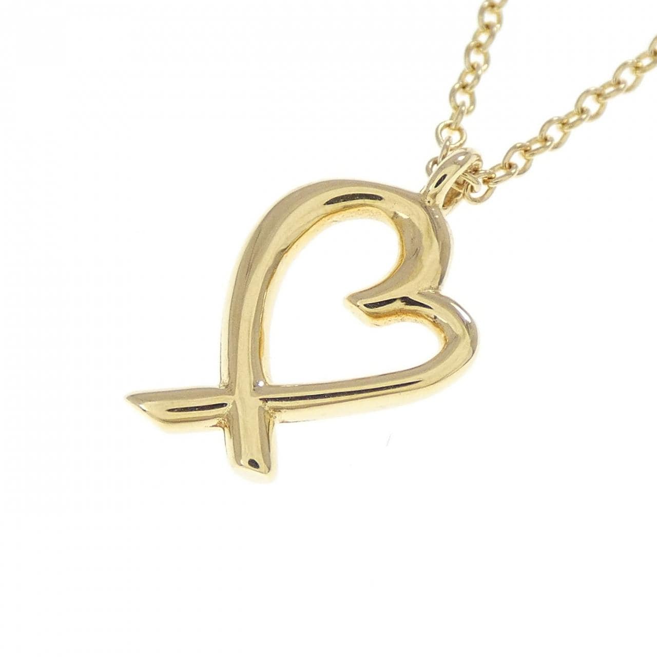 ティファニー ラビングハート ネックレス