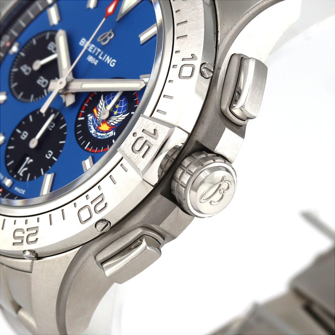 ブライトリング アベンジャーB01クロノグラフ44ブルーインパルス LTD AB0147/AB01471A1C1A1 SS 自動巻