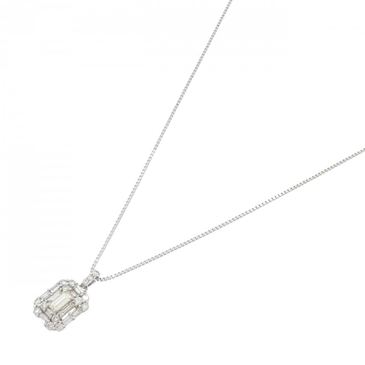 PT900/PT850 ダイヤモンド ネックレス 0.11CT