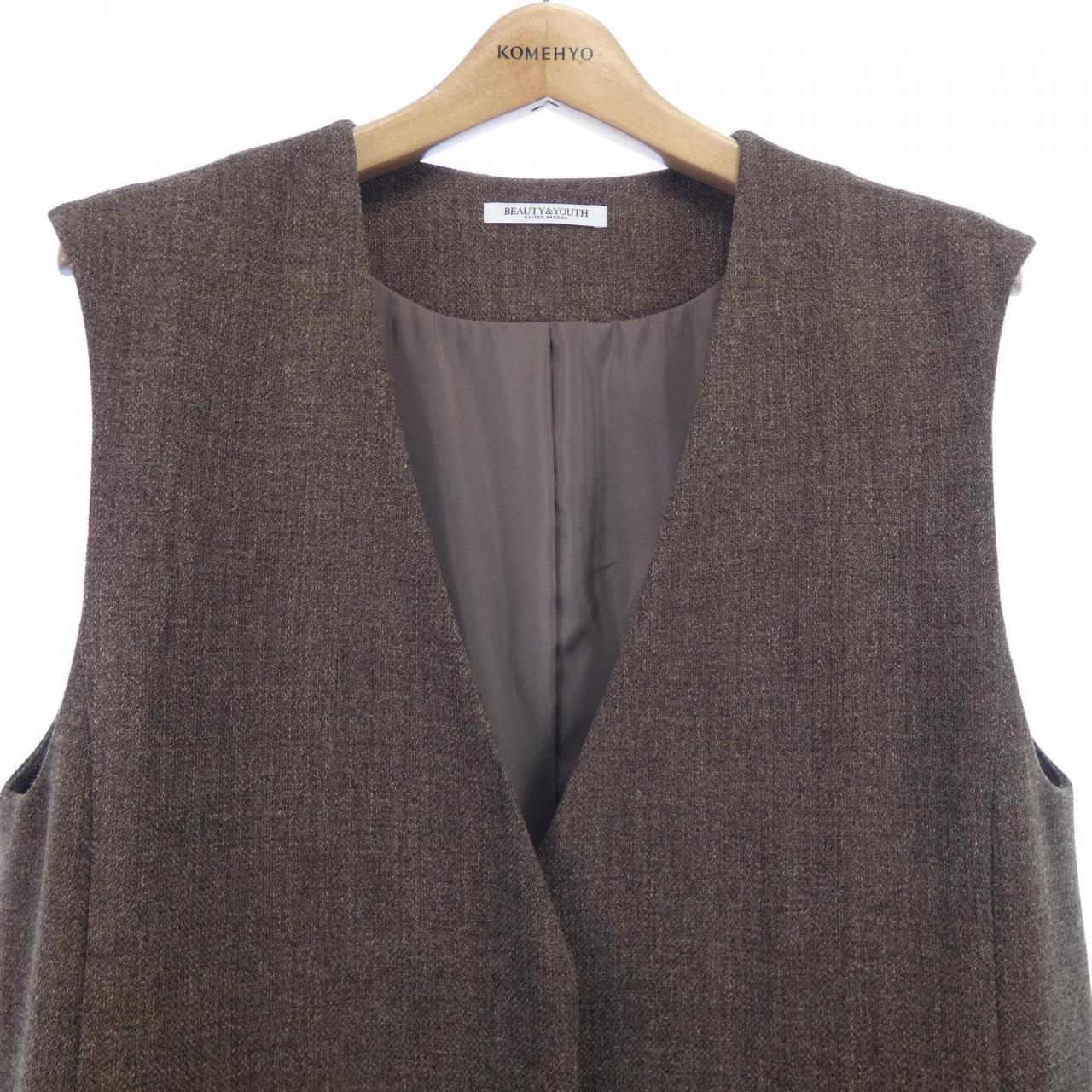 ビューティーアンドユース BEAUTY&YOUTH(U.A) ロングベスト