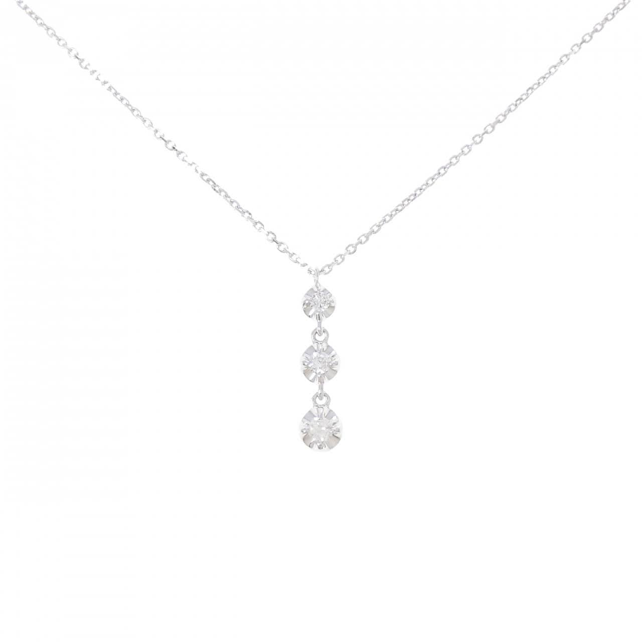 ヴァンドーム ダイヤモンド ネックレス 0.12CT