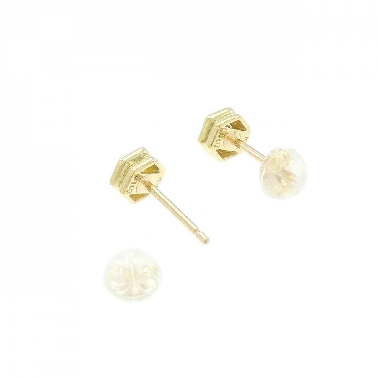 K18YG ダイヤモンド ピアス 0.209CT