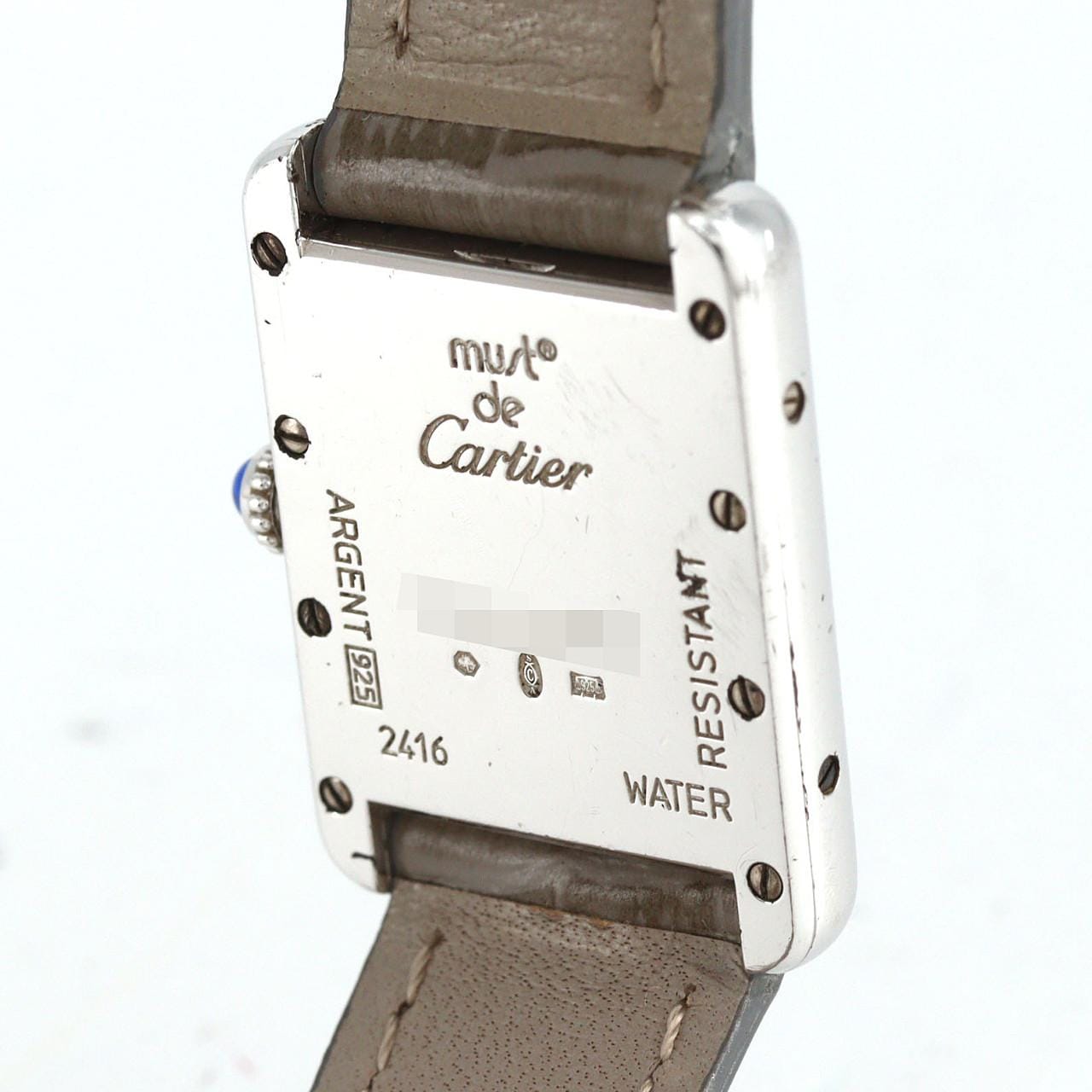 【ノーメンテナンス還元価格】カルティエ マストタンクSM W1014054 シルバー クォーツ