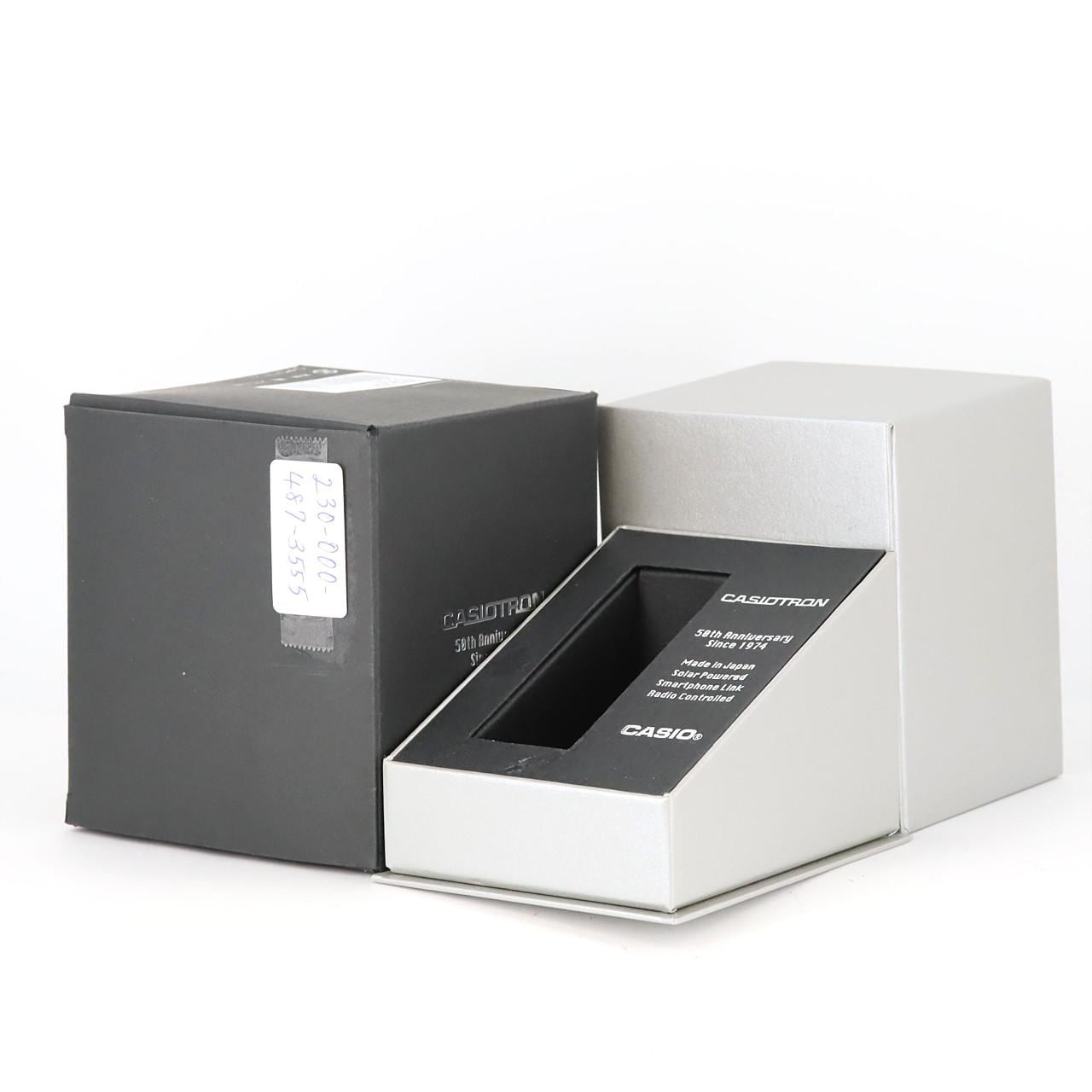 カシオ カシオトロン 電波時計 LIMITED TRN-50-2AJR SS ソーラークォーツ