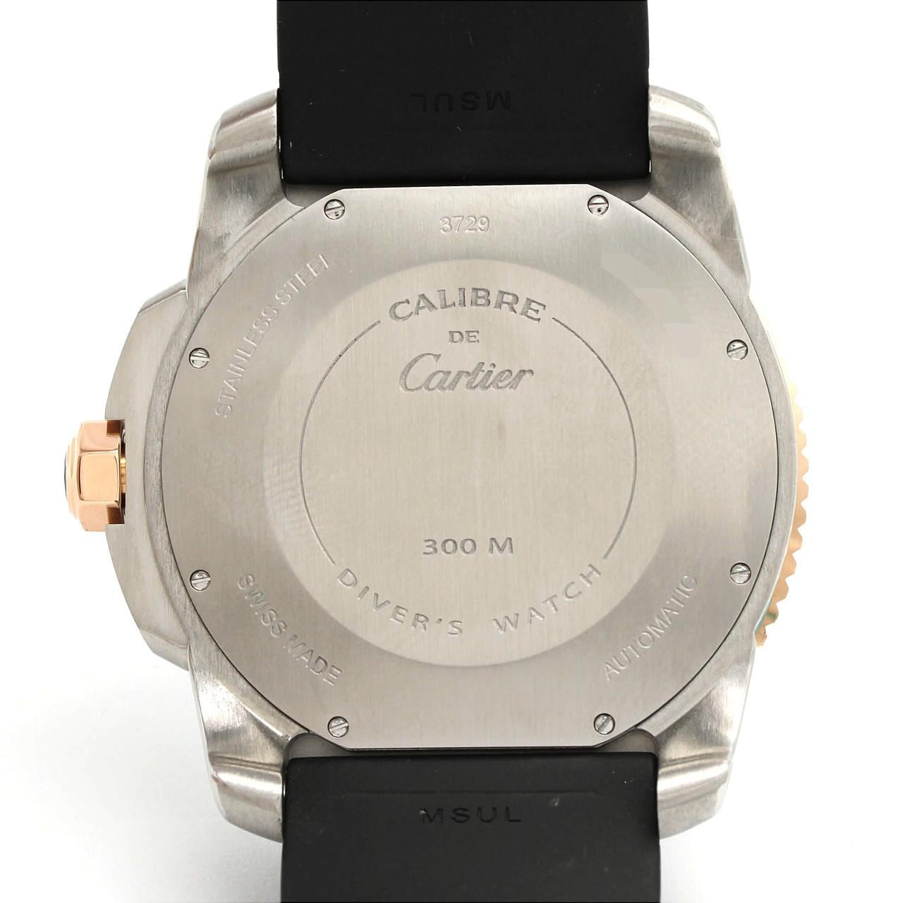 カルティエ カリブル･ドゥ･カルティエダイバー PGコンビ W7100055 SSxPG 自動巻