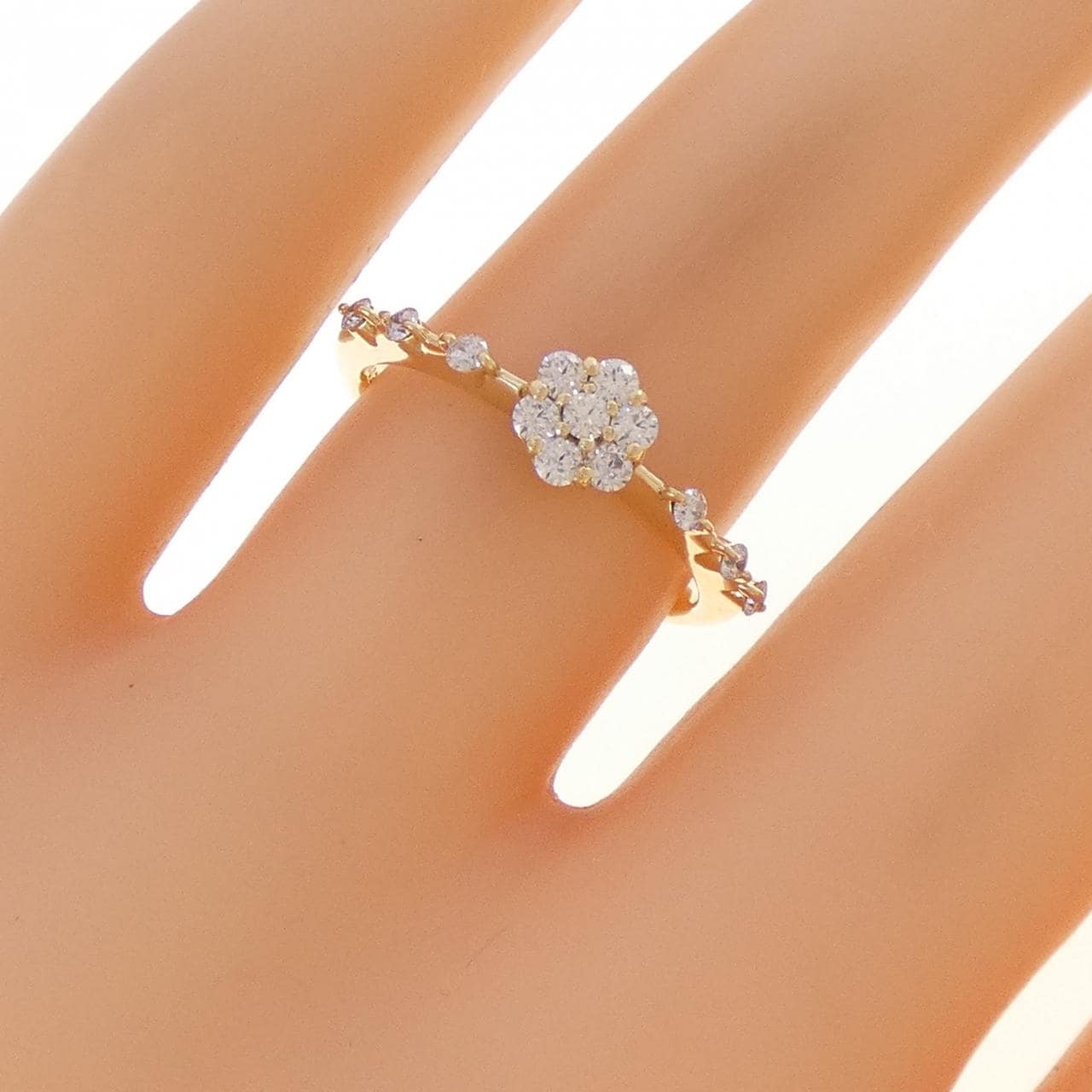 K18YG ダイヤモンド リング 0.23CT
