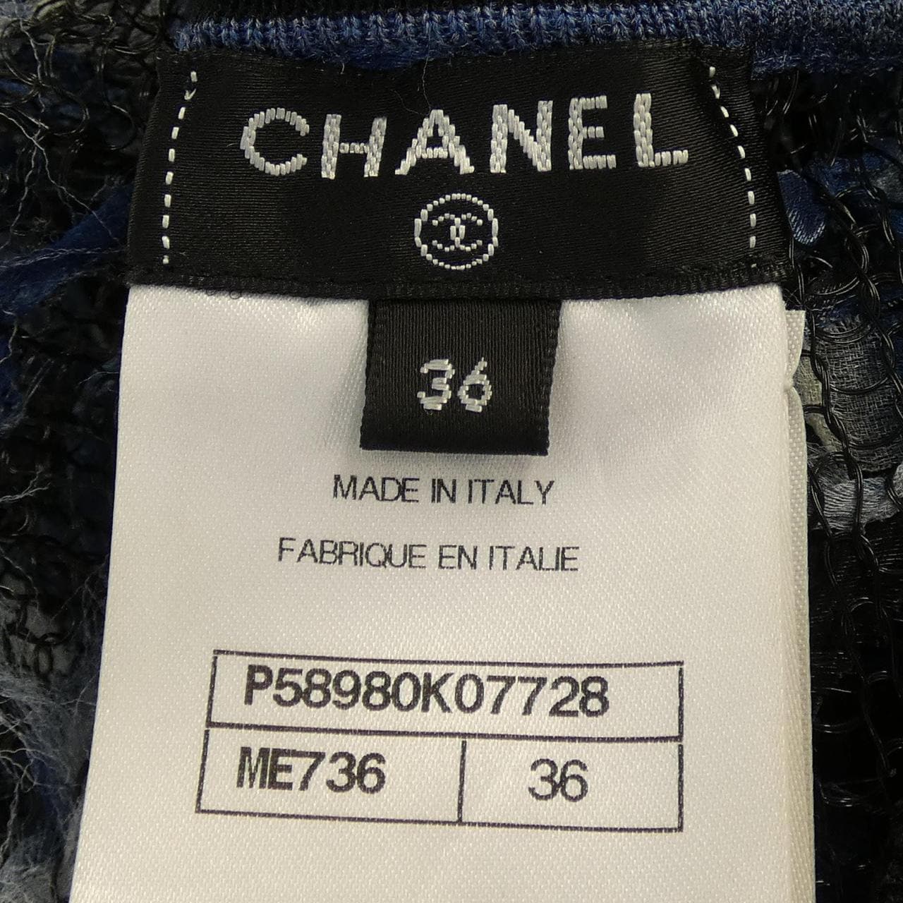 シャネル CHANEL P58980K07728 ブルゾン