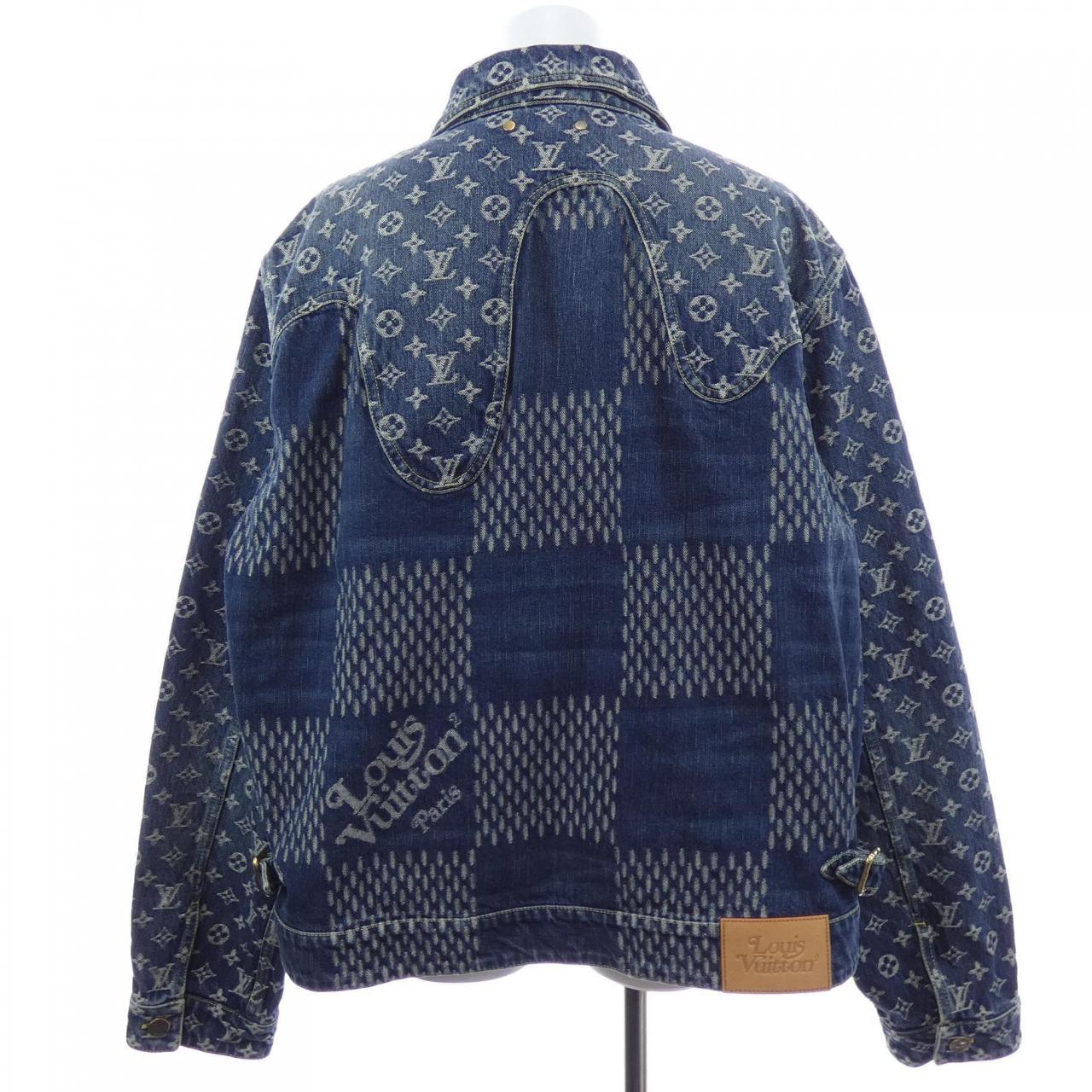 ルイヴィトン LOUIS VUITTON ジャイアントダミエウェーブモノグラム　NIGO HJA10WUZC デニムジャケット