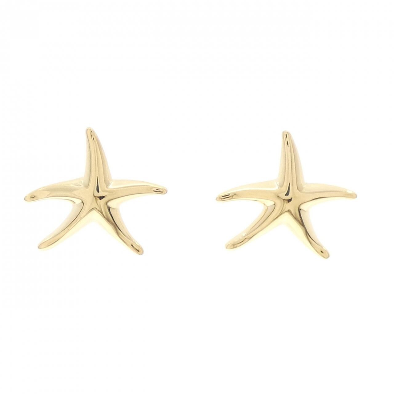 美品】TIFFANY ティファニー スターフィッシュ ピアス（Tiffany