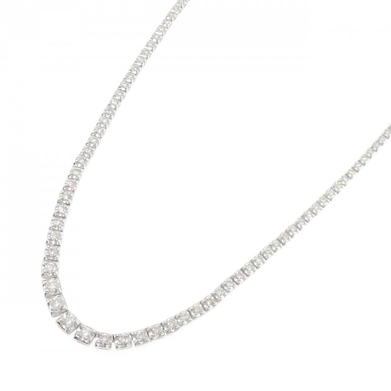 PT900 ダイヤモンド ネックレス 3.00CT