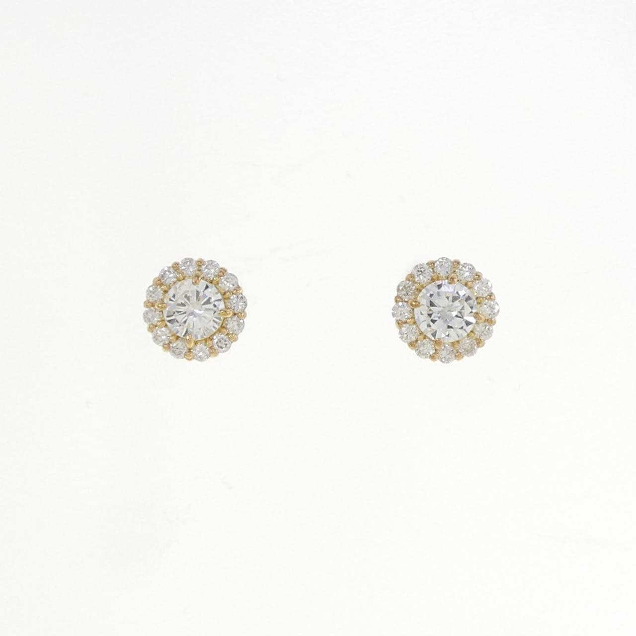 【リメイク】K18YG ダイヤモンド ピアス 0.60CT