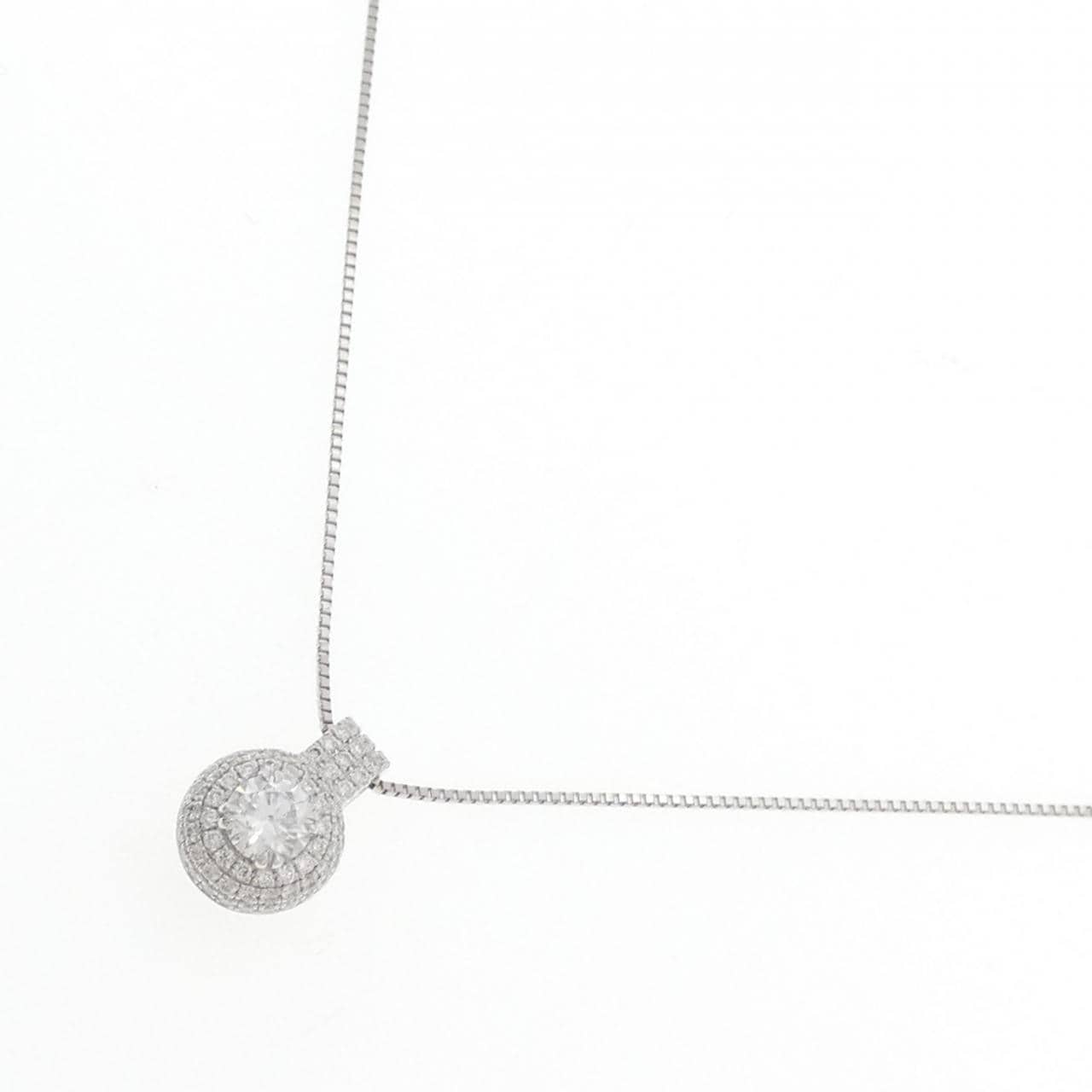 PT950/PT850 ダイヤモンド ネックレス 0.31CT D IF 3EXT