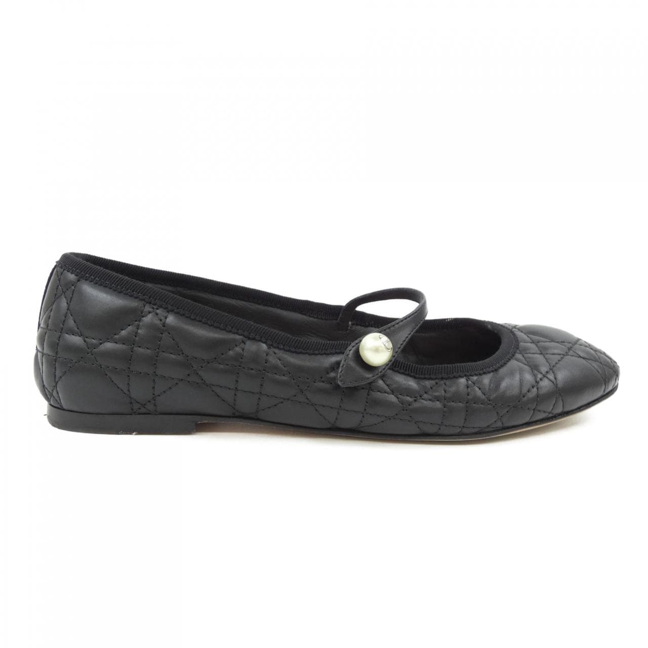 クリスチャンディオール CHRISTIAN DIOR CANNAGE QUILTED DIOR BALLET フラットシューズ