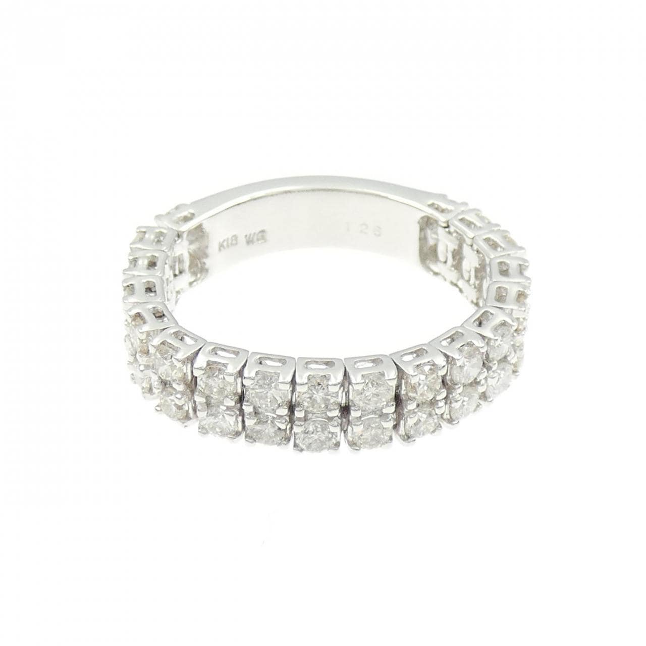 K18WG ダイヤモンド リング 1.26CT