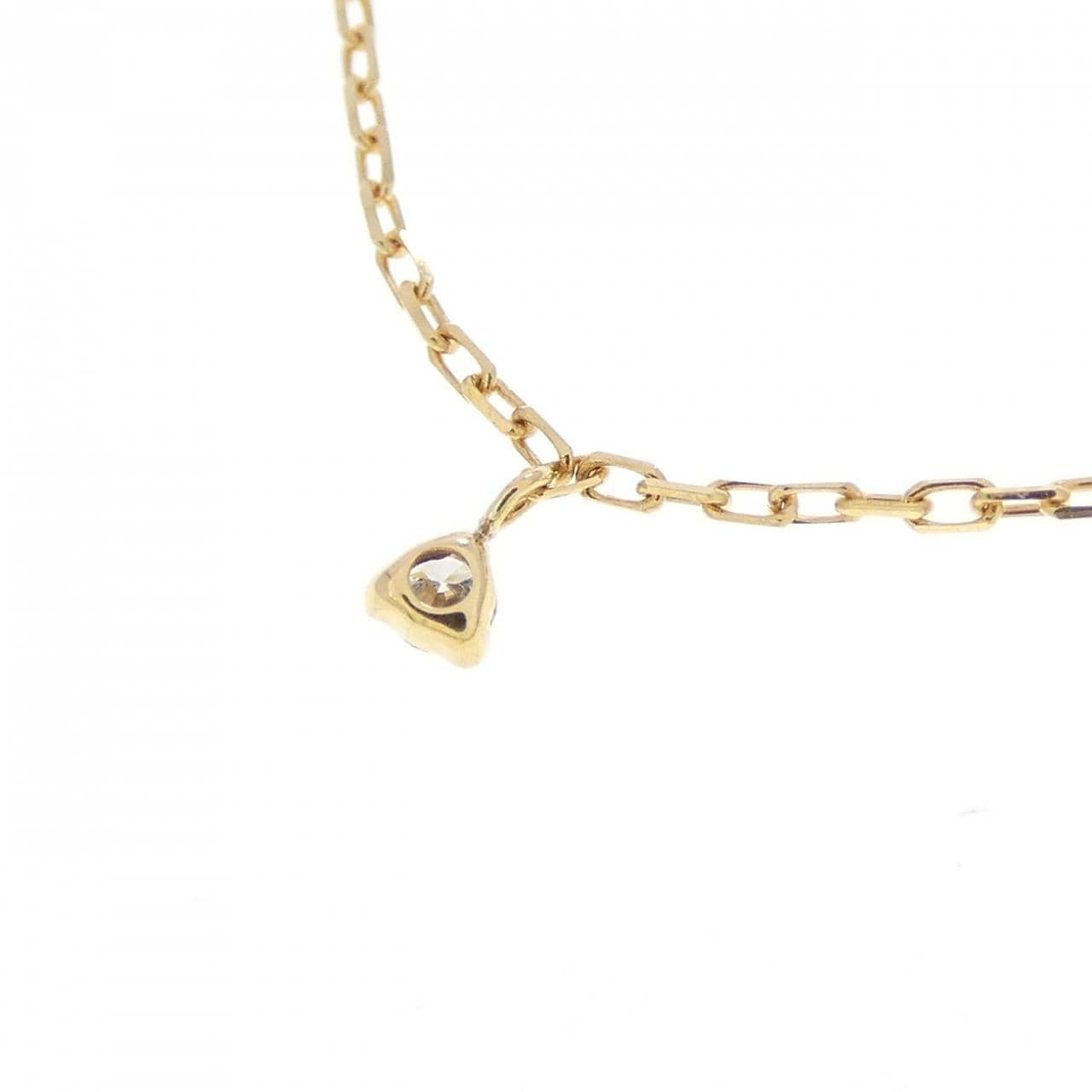 K18YG ダイヤモンド ネックレス 0.12CT