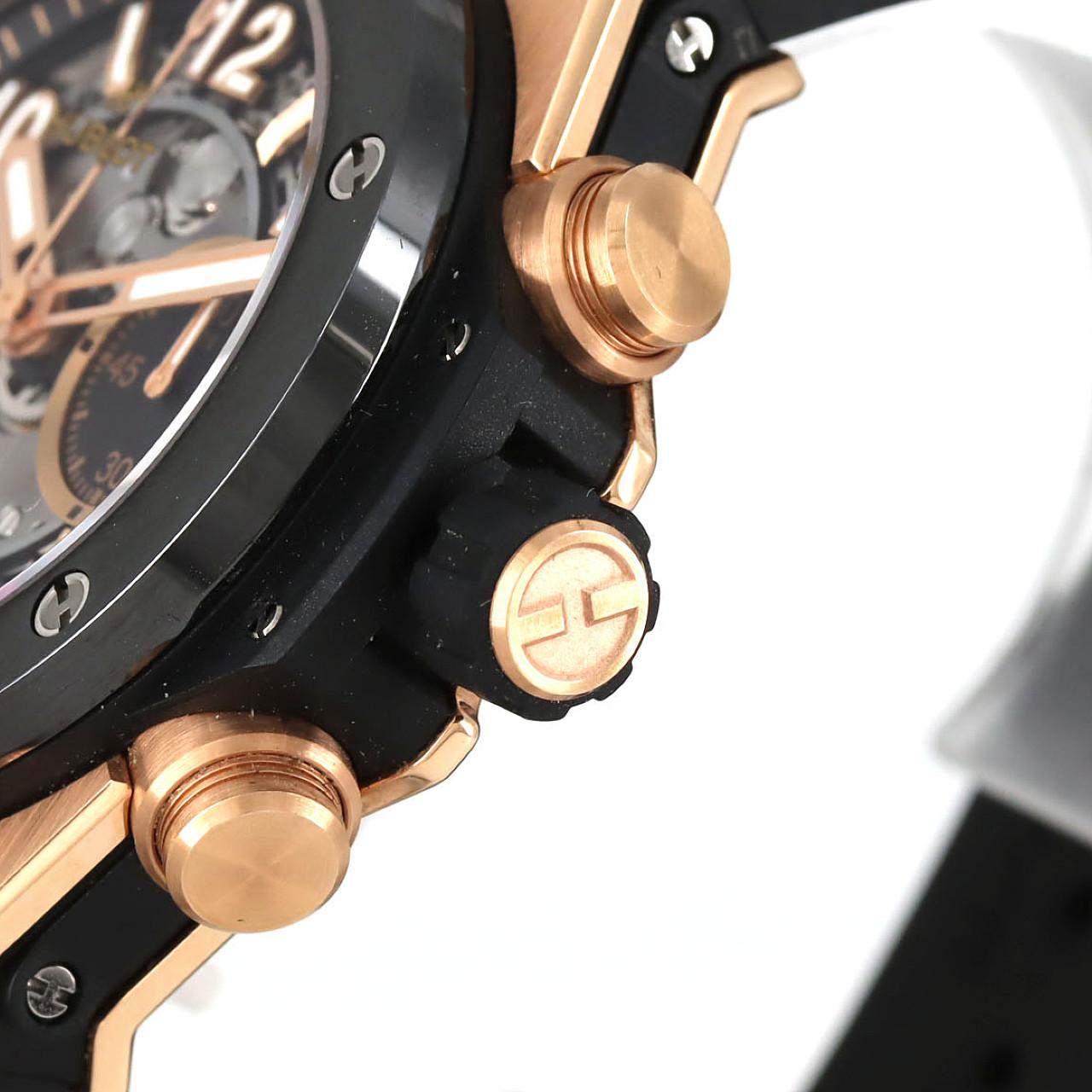 ウブロ ビッグバン ウニコ キングゴールドセラミック PG 441.OM.1181.RX PG･RG 自動巻