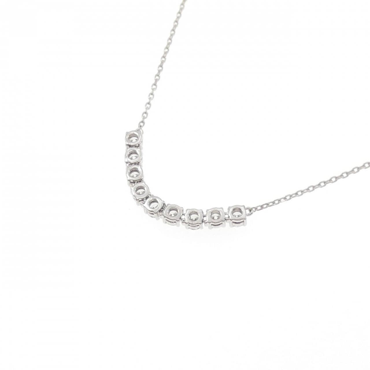 K18WG ダイヤモンド ネックレス 0.501CT