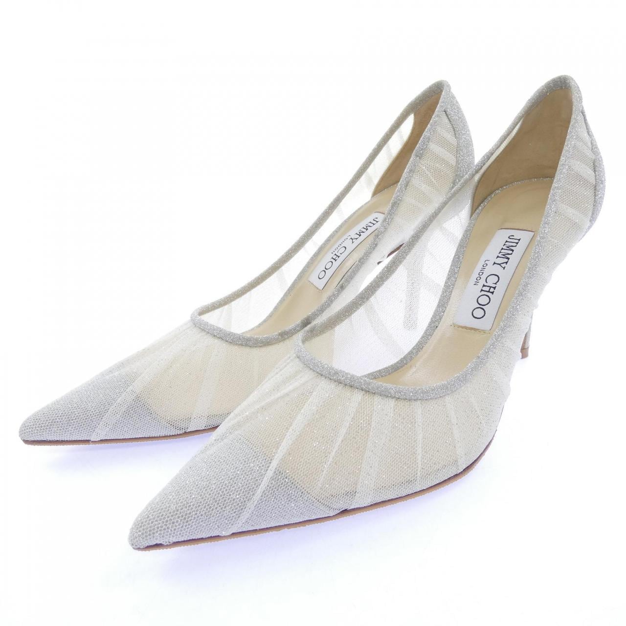 ジミーチュウ　パンプス　37 1/2 24cm グレージュ コメ兵｜ジミーチュウ JIMMY CHOO パンプス｜ジミーチュウ｜レディース