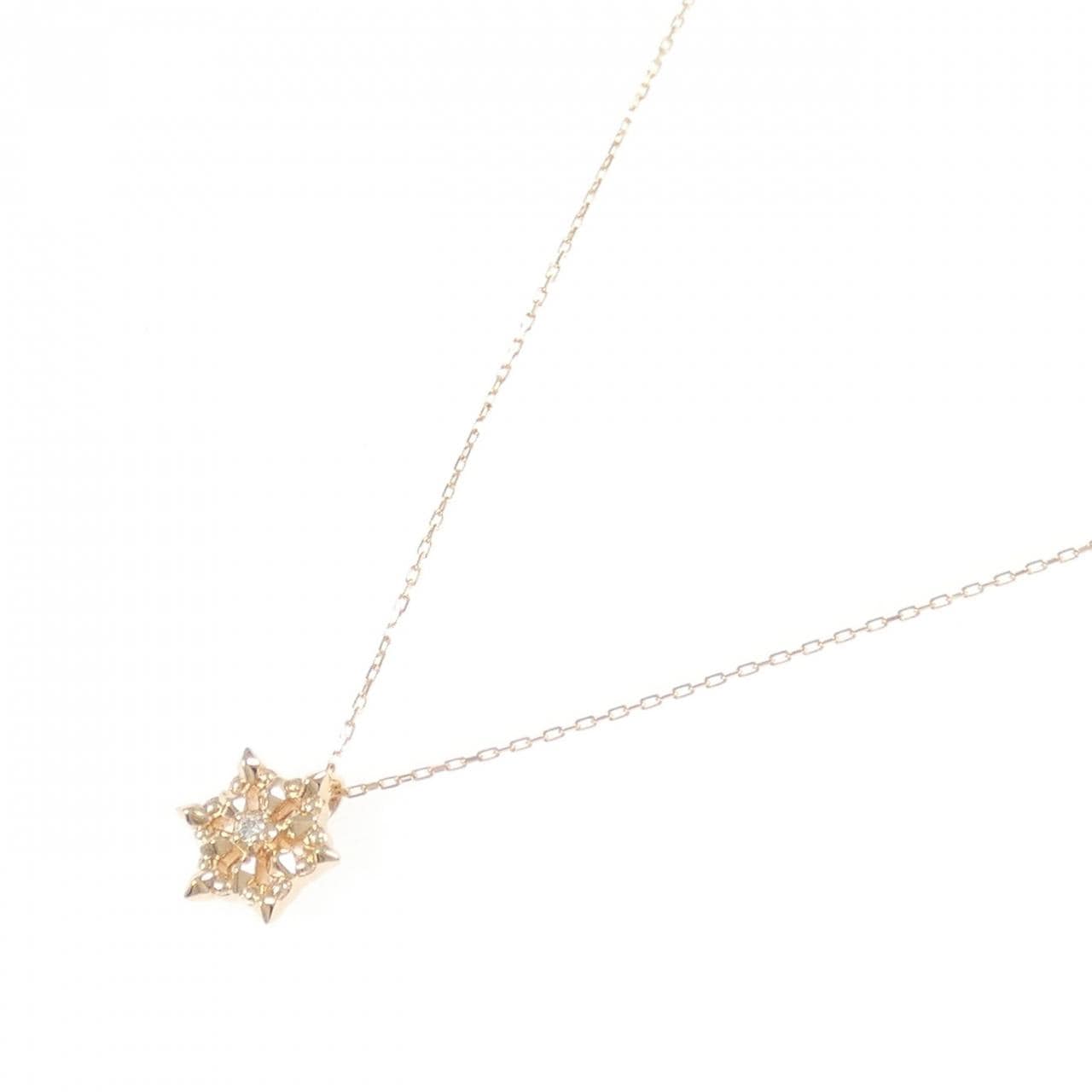 K10PG ダイヤモンド ネックレス 0.01CT