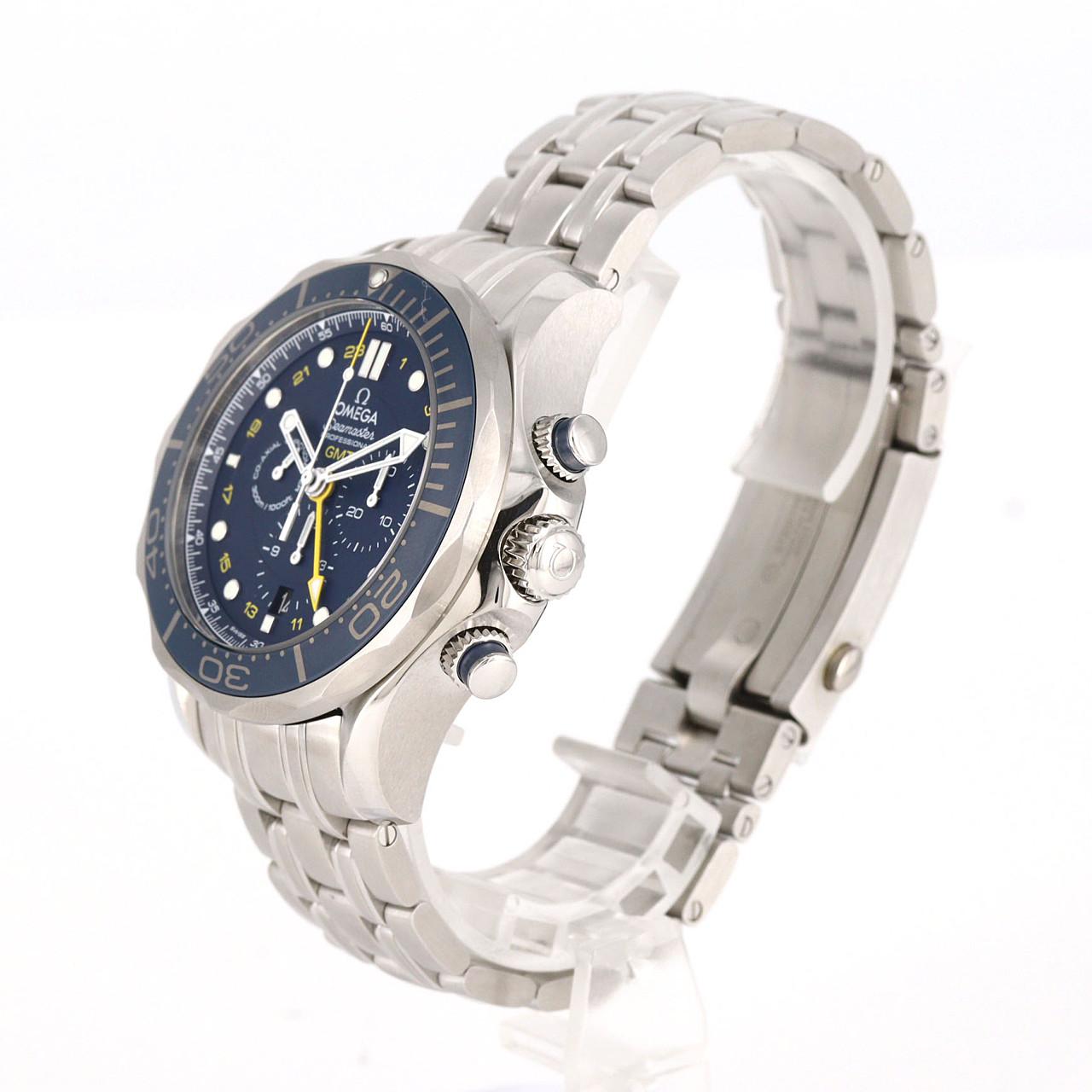 オメガ シーマスターダイバー300M GMTクロノグラフ 212.30.44.52.03.001 SS 自動巻