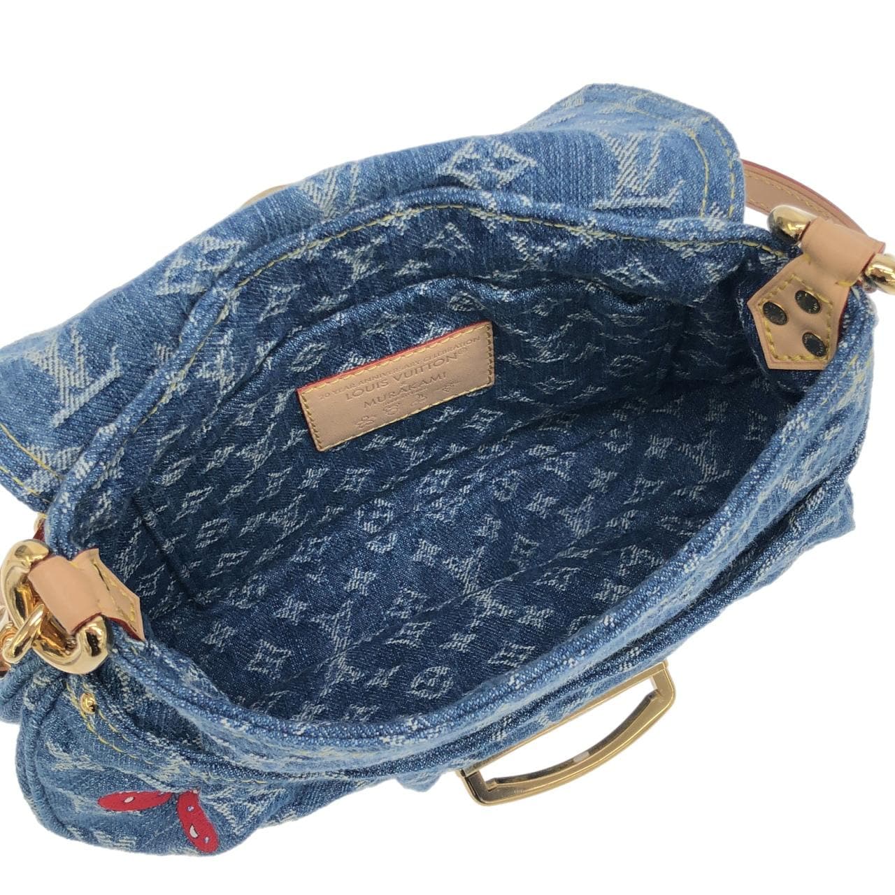 ルイヴィトン モノグラム チェリー デニム(LV X TM) サンセット M13680 ショルダーバッグ