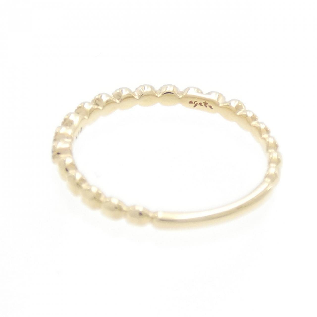 アガット ダイヤモンド リング 0.09CT