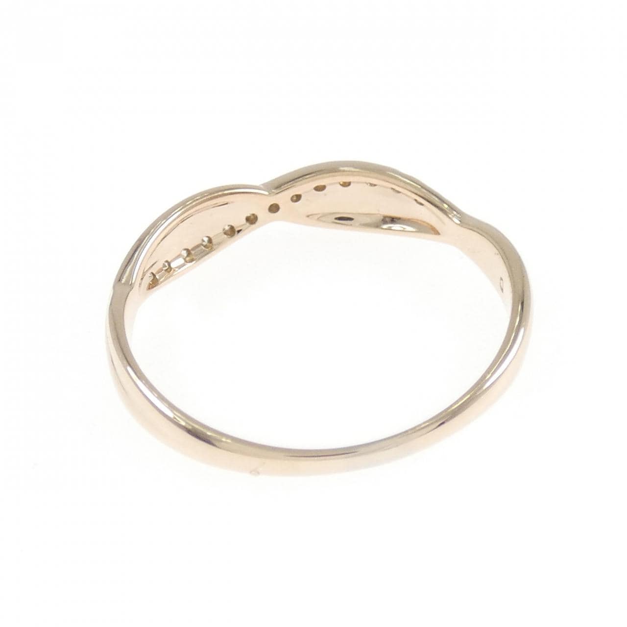 K18PG ダイヤモンド リング