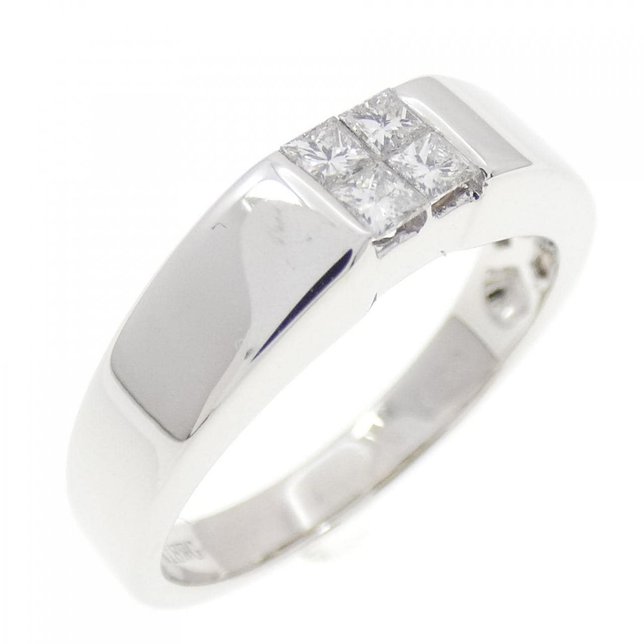 K18WG ダイヤモンド リング 0.18CT