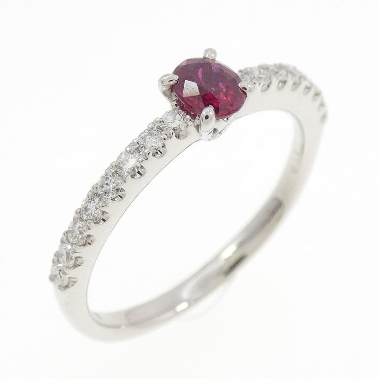 PT900 ルビー リング 0.27CT