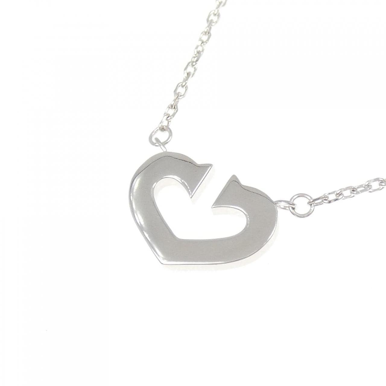 カルティエ Cハート ネックレス