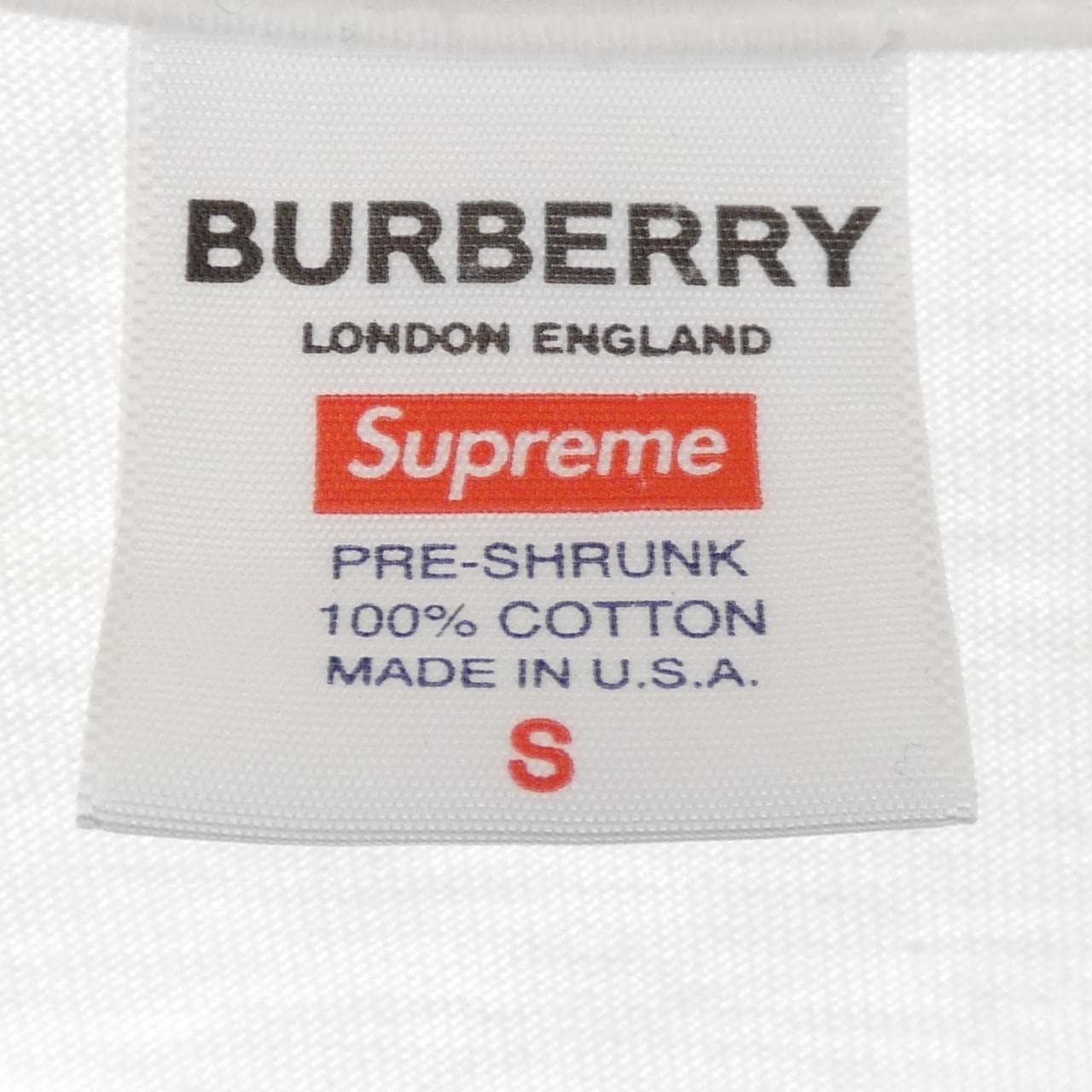 シュプリーム SUPREME BURBERRY Tシャツ
