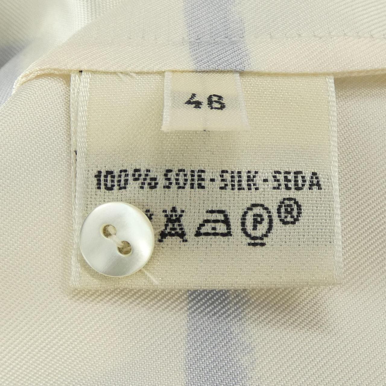 【ヴィンテージ】エルメス HERMES ツイルレーヌ. シャツ