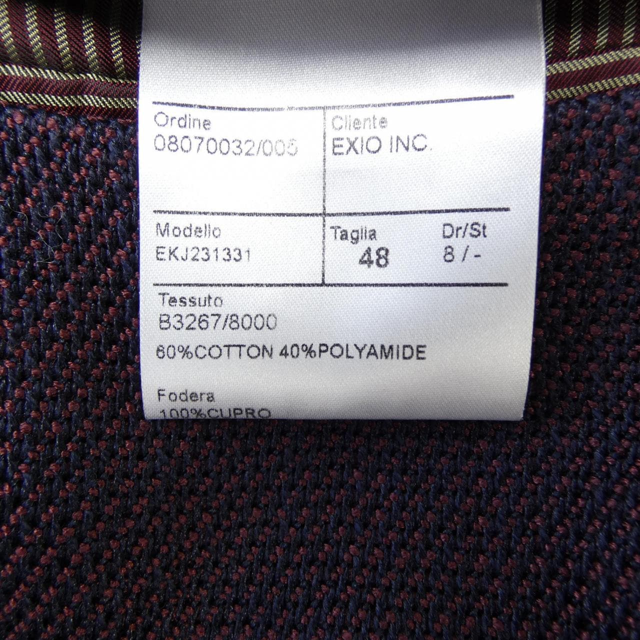 エルネスト ERNESTO ジャケット