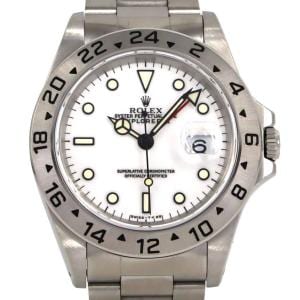 ロレックス エクスプローラーⅡ 16570 SS 自動巻 U番