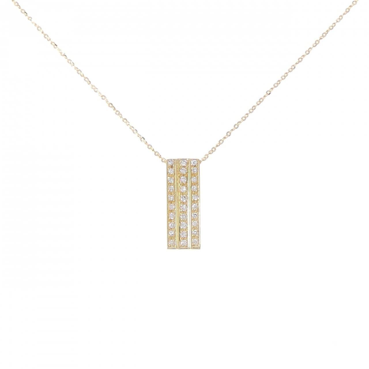 K18YG ダイヤモンド ネックレス 0.23CT