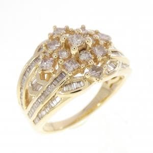 K18YG ダイヤモンド リング 1.20CT