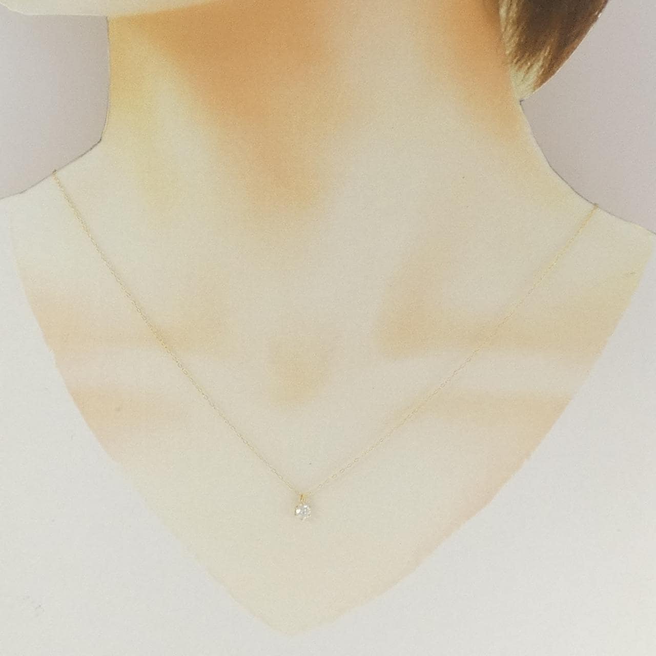 K18YG ダイヤモンド ネックレス 0.30CT
