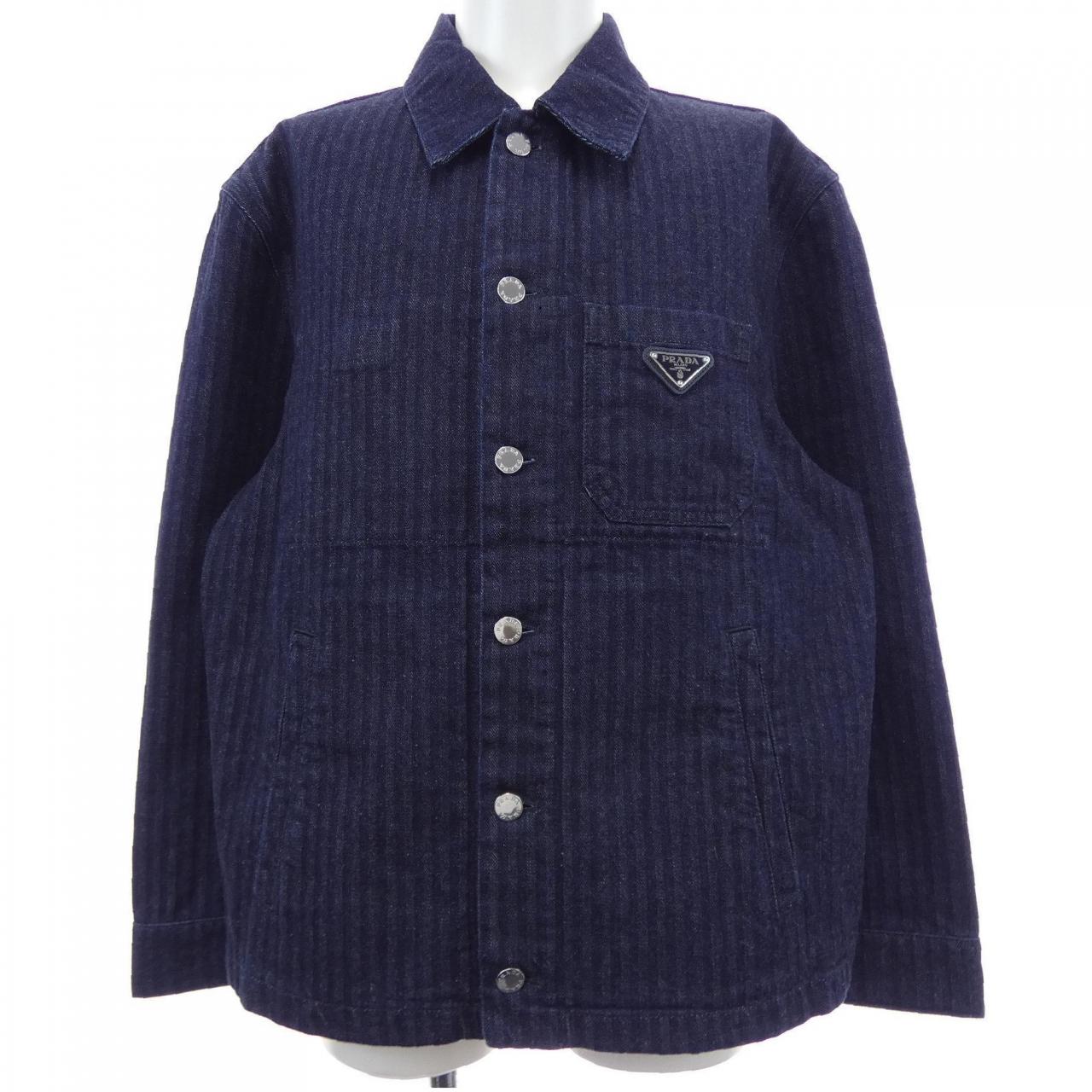 プラダ PRADA トライアングルロゴ GEB254 SOOO 16HD デニムジャケット