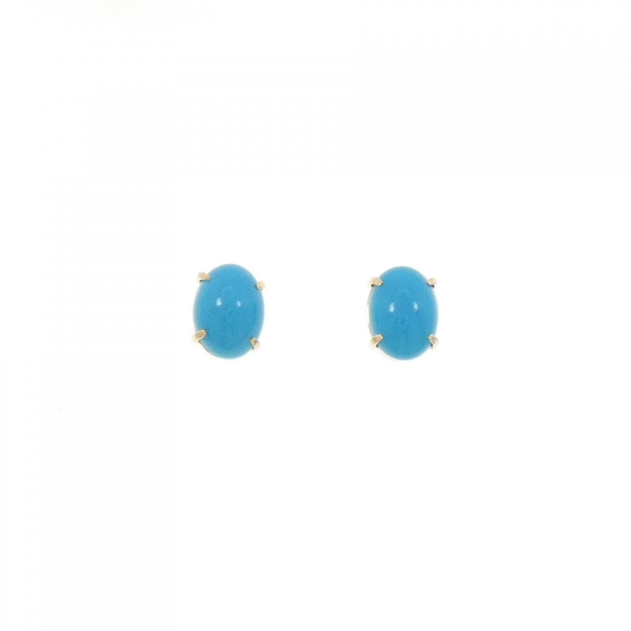 K18YG ターコイズ ピアス