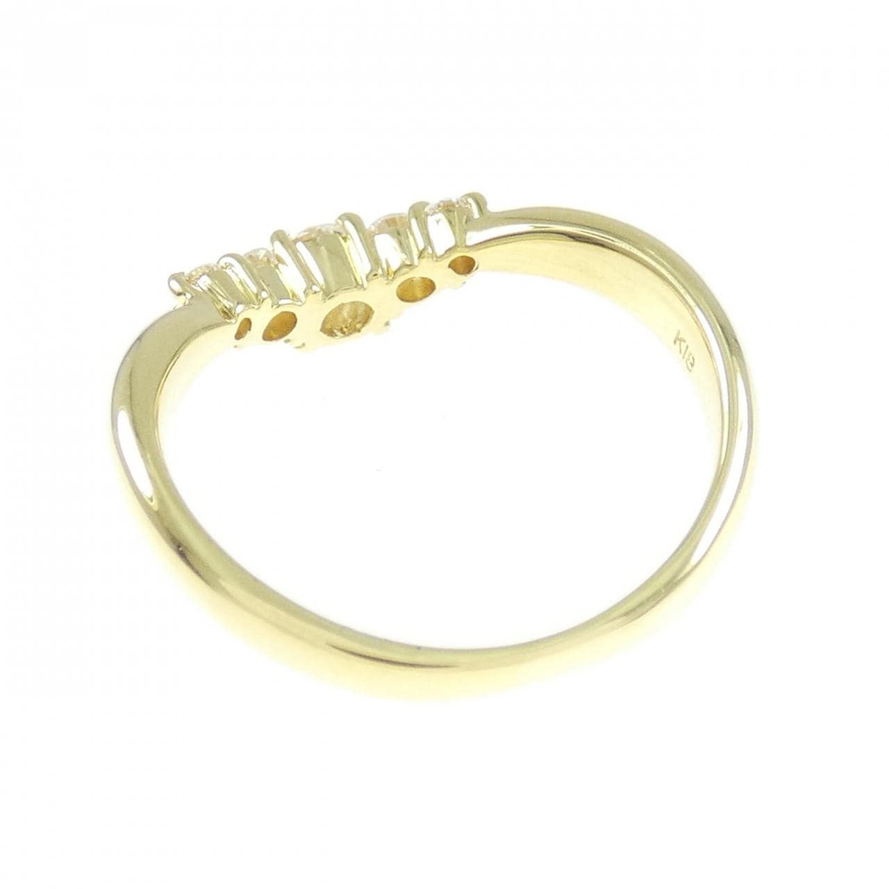 K18YG ダイヤモンド リング 0.23CT