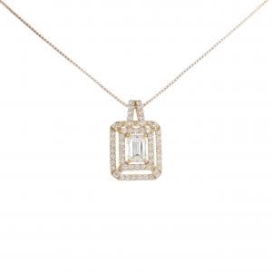 K18PG ダイヤモンド ネックレス 0.685CT