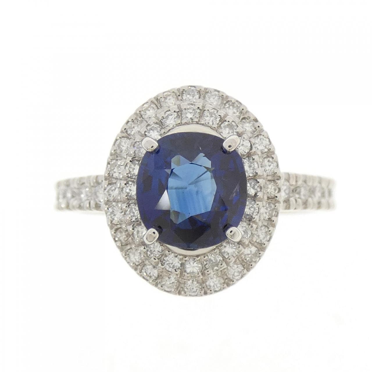 PT900 Sapphire Ring 1.45CT Cambodian