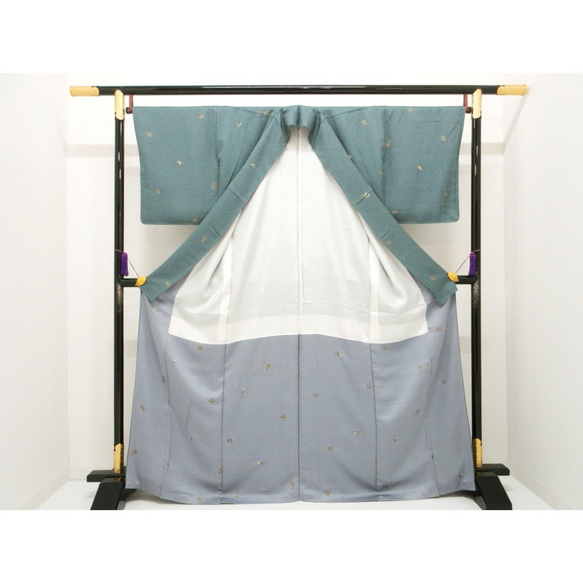 【未使用品】小紋　身幅Ｌ寸
