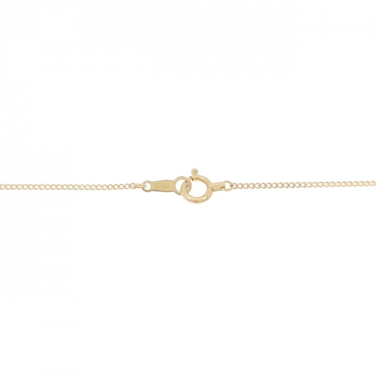 K18YG クロス ダイヤモンド ネックレス 1.02CT