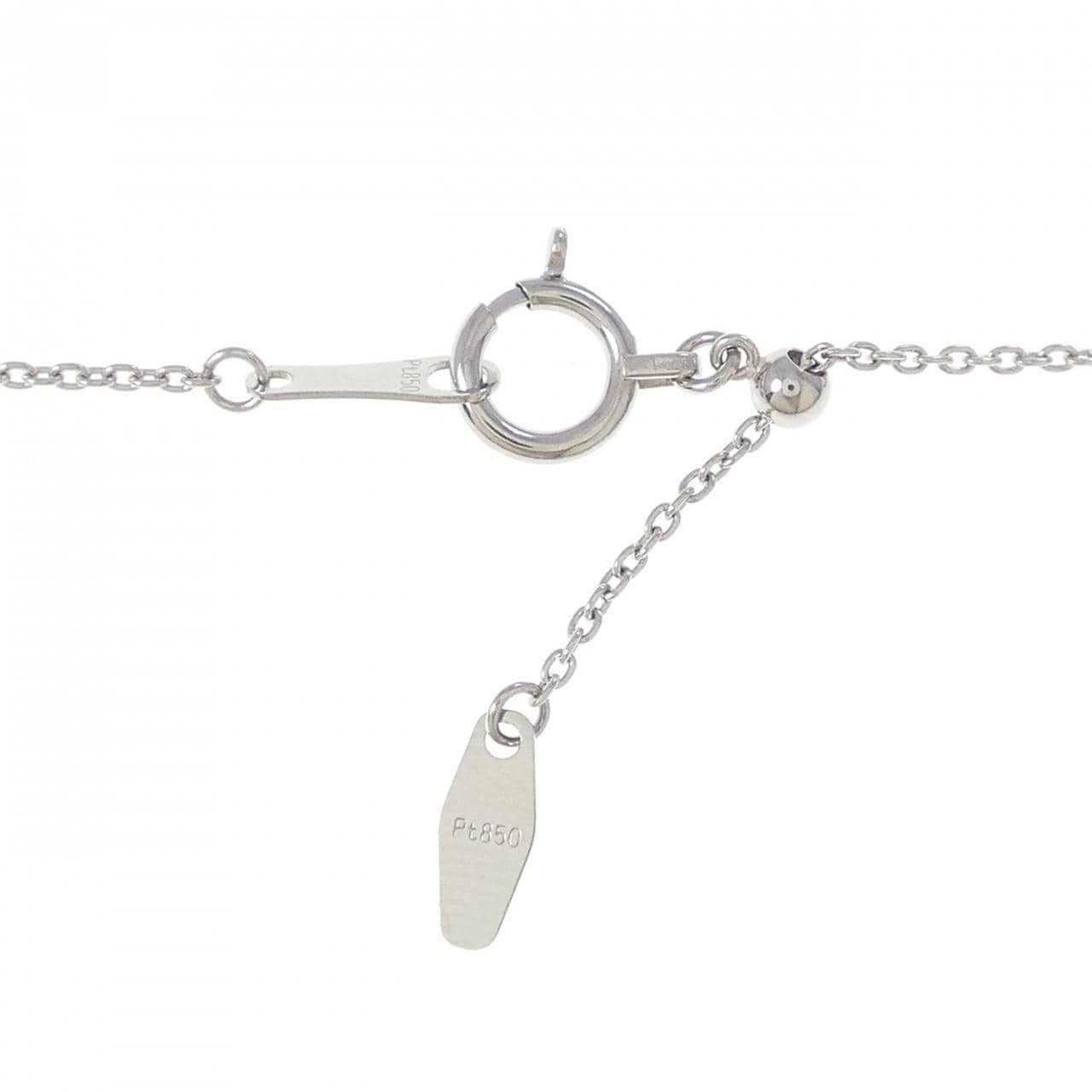 【リメイク】PT900/PT850 ソリティア ダイヤモンド ネックレス 1.056CT G SI1 VG