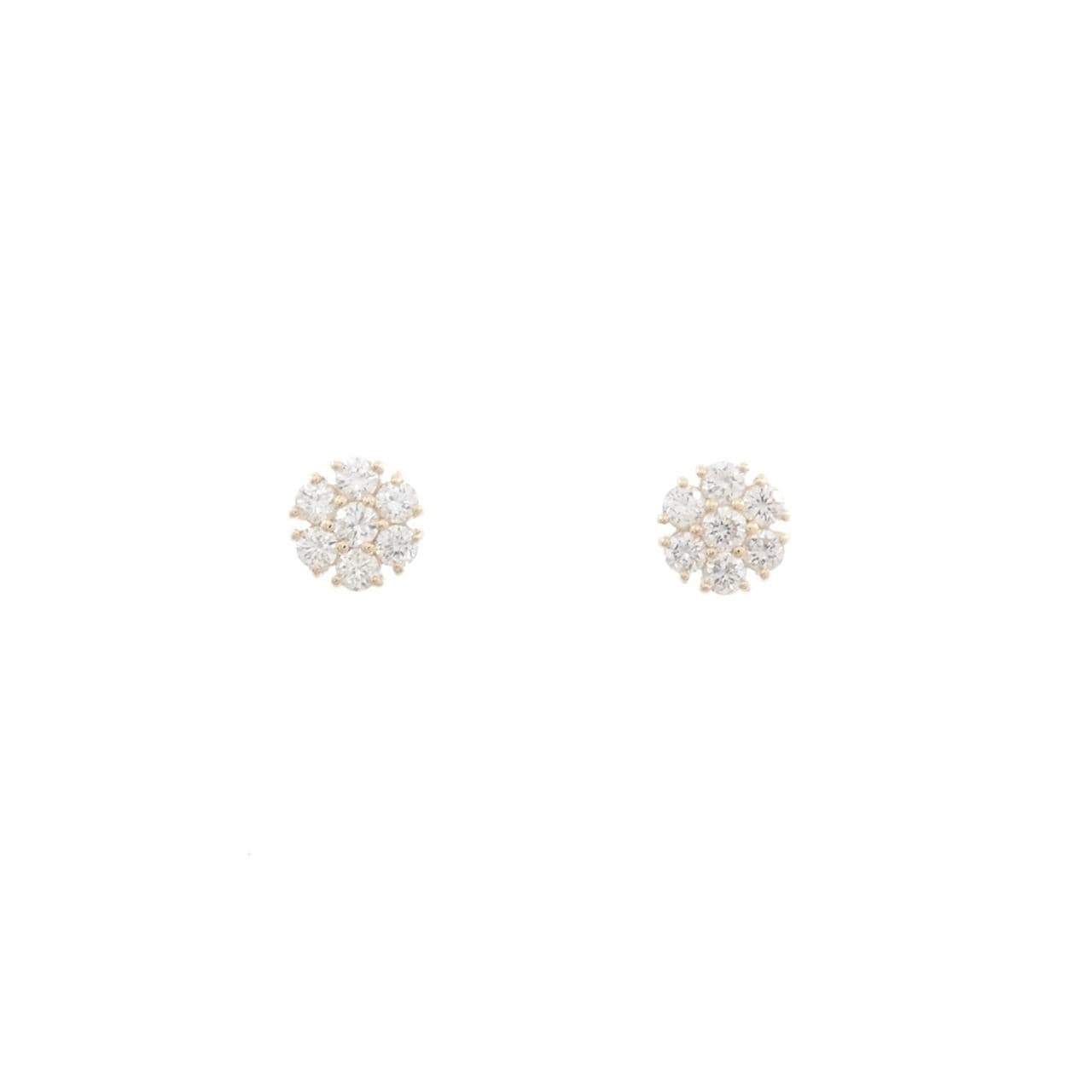 【リメイク】K10YG ダイヤモンド ピアス 0.30CT