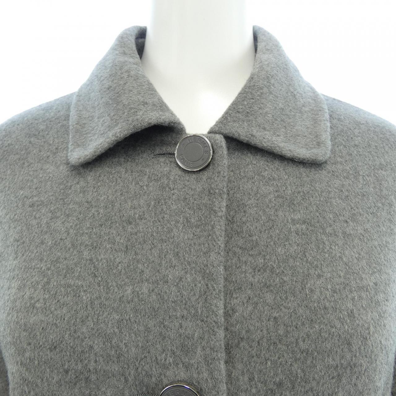 エルメス HERMES 0100DA コート