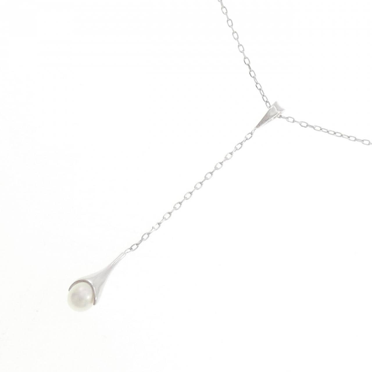 K10WG 淡水パール ネックレス