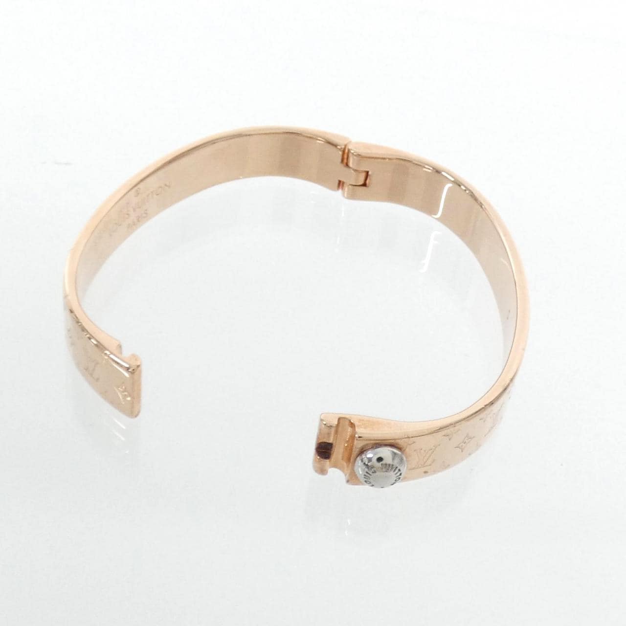 ルイヴィトン カフ ナノグラム S M00253 ブレスレット