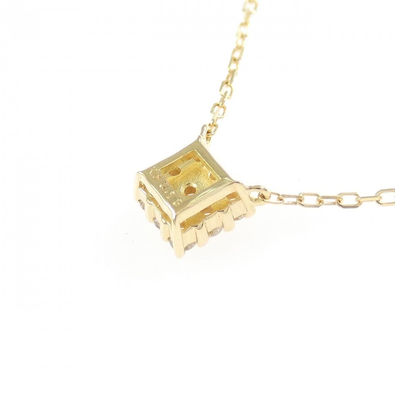 K18YG ダイヤモンド ネックレス 0.13CT
